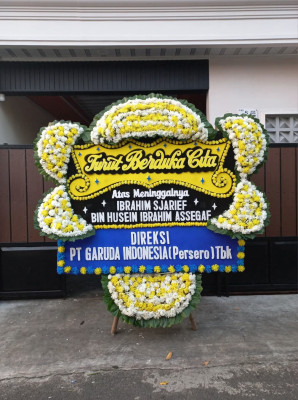 Papan Bunga Duka di Gempol